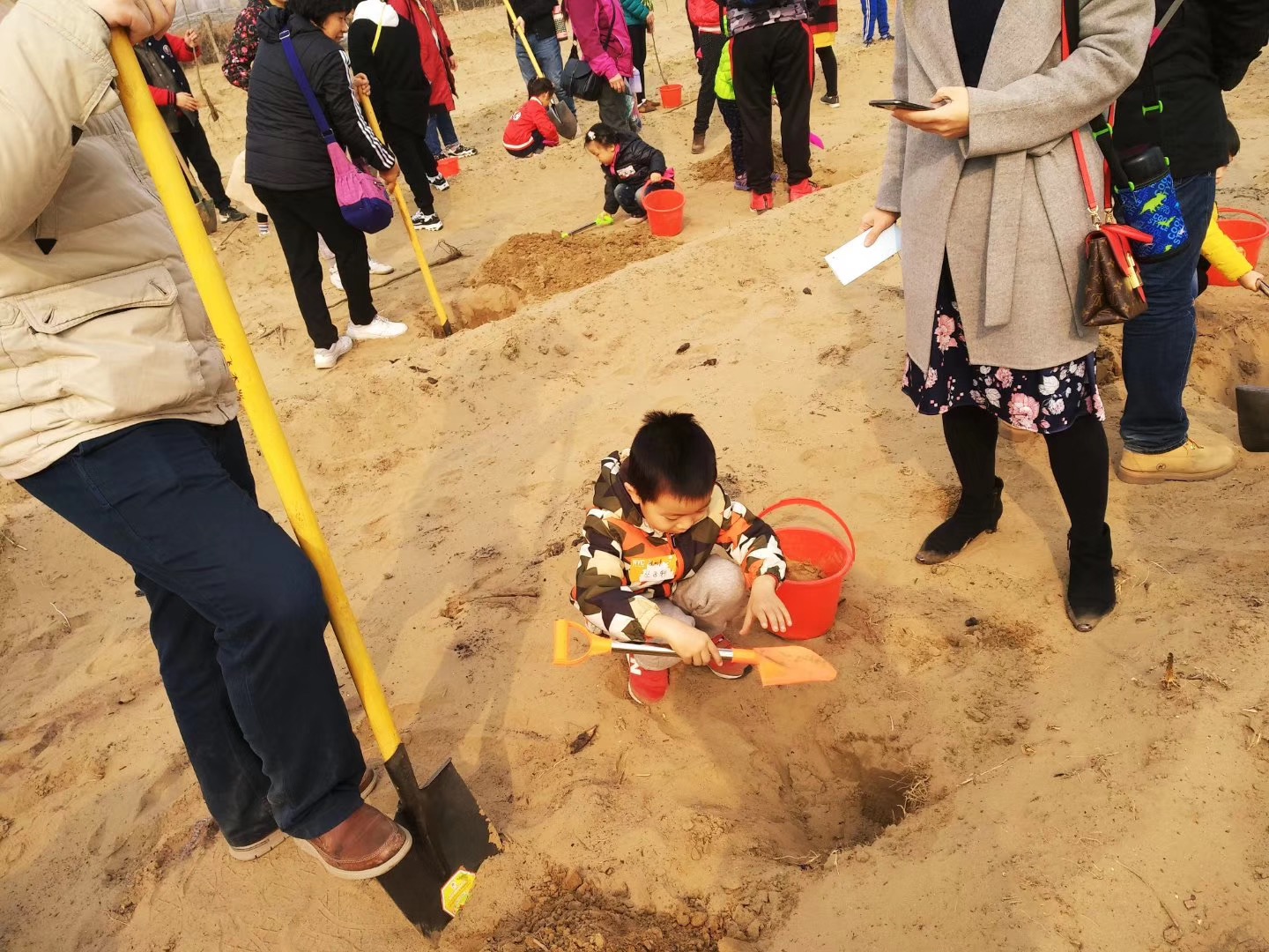 NYC纽约国际房山龙湖早教中心：【活动回顾】“这个春天献出一份爱心”植树大行动！